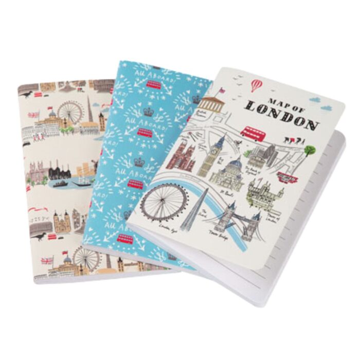 Alice Tate Set of 3 A6 Notebooks