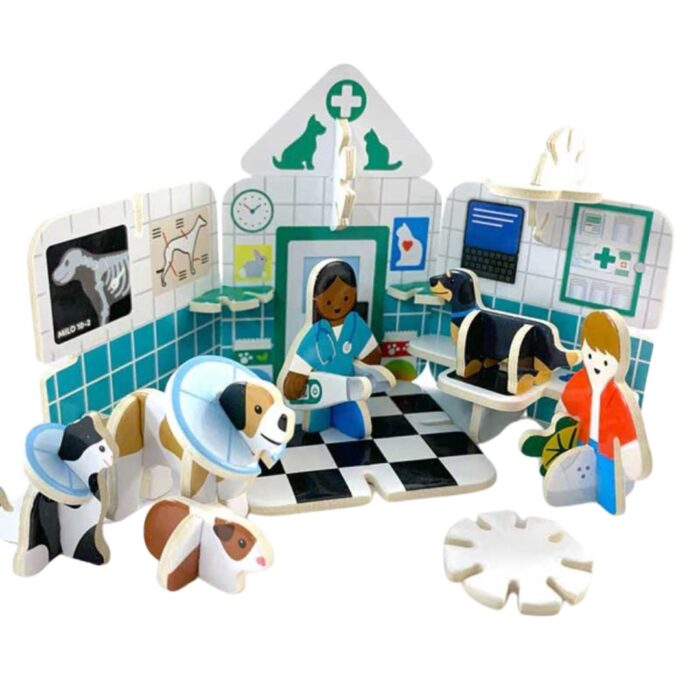 PlayPress Mini Vets Play Set